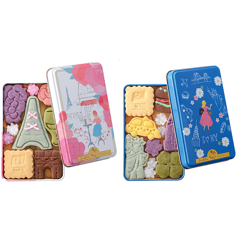 サブレミシェル　Voyage Sablé Gift ヴォヤージュサブレ ミニ缶ギフト　2個入